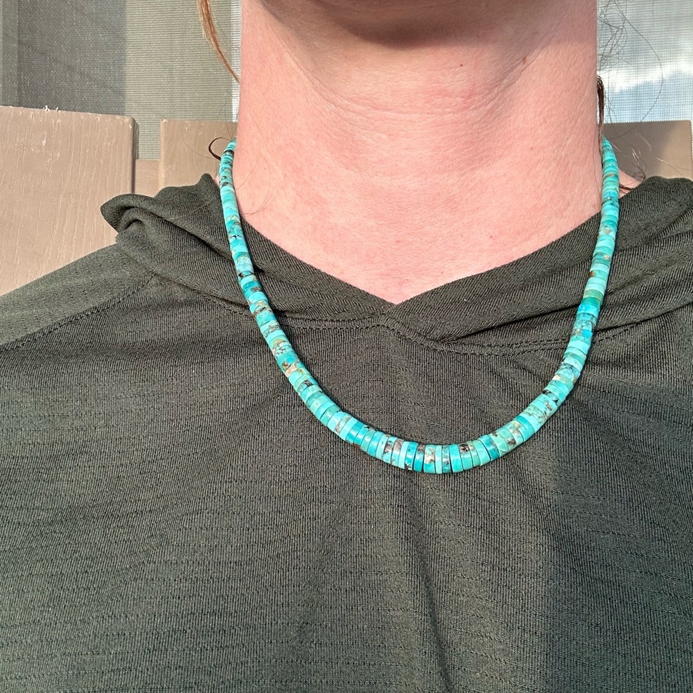 Vintage Turquoise Beaded Necklace